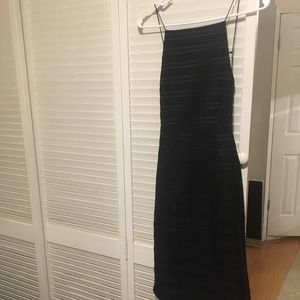 endless rose black midi dress, Small